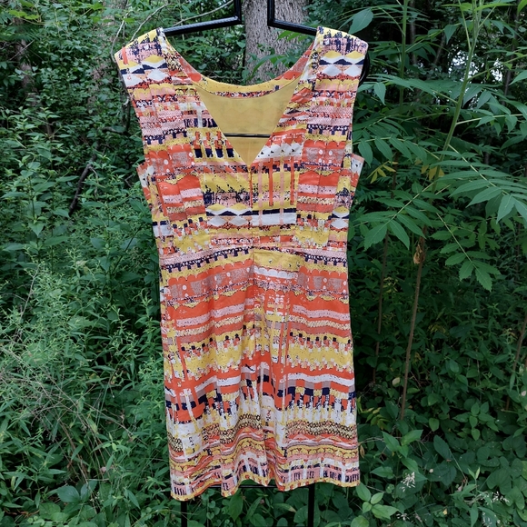 Plenty by Tracy Reese Pleated Shift Dress 8 - Picture 3 of 12